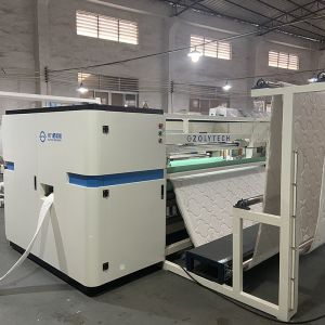 Commputerized Hemming System Automatic Mattress Hemming Machine 80mm Thickness