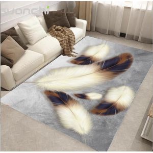 Buy cheap Feather  Pattern polyester Fiber Living Room Floor Carpet Special Style from wholesalers