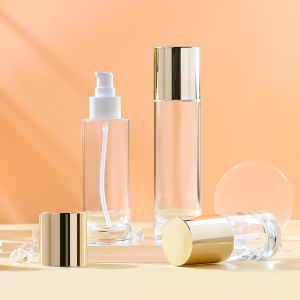 Buy cheap Cosmetics Emulsion Packaging 100ml 120ml 150ml White Transparent Toner Bottle Lotion Packaging Plastic PET Bottle from wholesalers