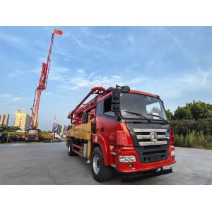 2020 Sany 37m Used Concrete Pump Truck with 2 Axles 120 m³/h Output and 13 MPa