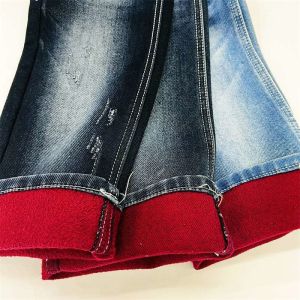 Buy cheap 10oz Dobby Denim Fabric With Double Layers Imitation Knitted from wholesalers