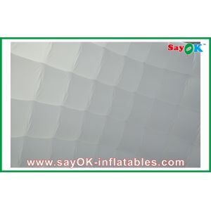 Oxford Cloth White Inflatable Event Air Tent , Customized Inflatable Tunnel