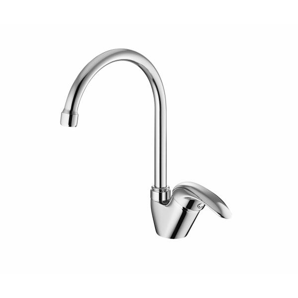 Buy cheap Swivel Sink Mixer Taps With 35mm Ceramic Cartridge Leakproof Chromed from wholesalers