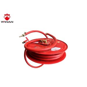 Buy cheap Red Canvas Fire Water Hose Reel With Storz Coupling 32mm Outside Dia. from wholesalers