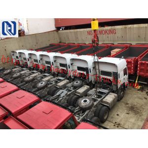 Buy cheap 336hp Red Left Hand Drive Dump Truck 6x4 Sinotruk Howo7 Brand URO II Emission from wholesalers