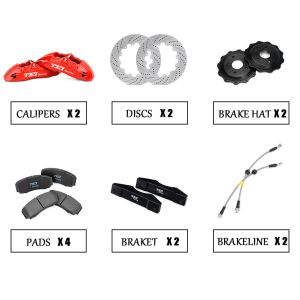 Buy cheap Front Big Brake Kit 4 Piston Caliper With 330x28mm Rotor BBK Auto Brake System For LAFESTA 17 Inch Car Rim from wholesalers