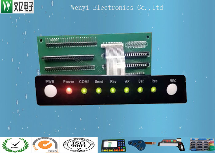Buy cheap SMT Circuit With LED Backlight Illuminated Embossing Key Membrane Switch from wholesalers