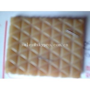 High abrasion resistant natural rubber shoe sole sheet , embossed on bottom