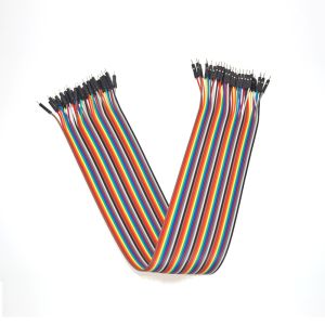 Buy cheap 40cm 40 Pin Male To Male Dupont Jumper Wires from wholesalers