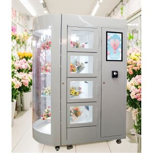China Automatic Cooling Locker Smart Flower Vending Machine With Remote Control System on sale China Automatic Cooling Locker Smart Flower Vending Machine With Remote Control System on sale