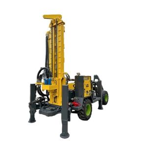 Buy cheap 220m Wheel Vehicle Mounted Water Well Drilling Rig with 65kw Diesel Engine from wholesalers