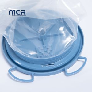 Convenient Connection Disposable Medical Vacuum Suction liner bag With Overflow