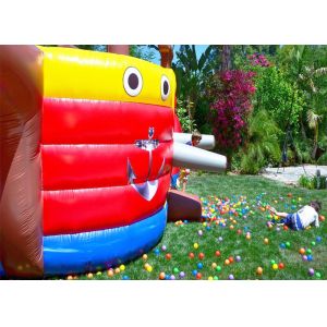 Buy cheap Pirate Ship Water Slide Inflatable Jumping Castle Commercial from wholesalers