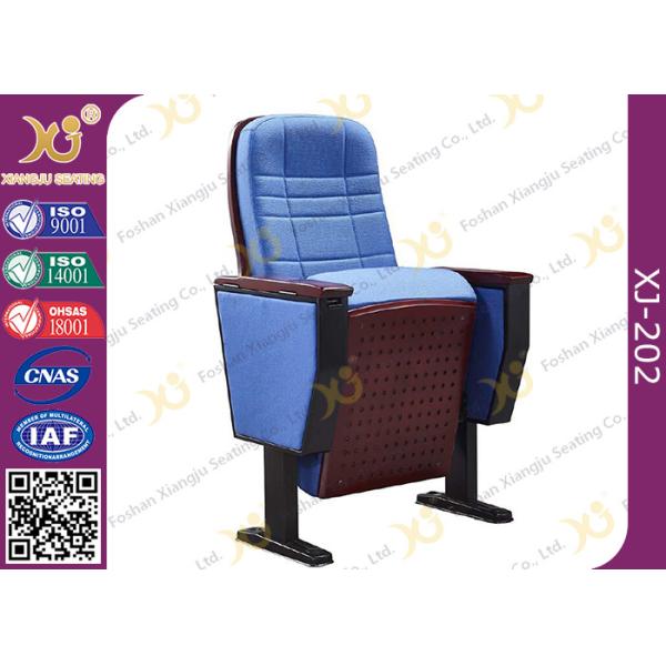 Buy cheap Upholstered Ergonomic High Grade Fold Up Auditorium Seating / Movie Theater Chairs from wholesalers