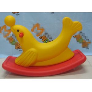 Creative Design Children Sea Lion Plastic Rocking Horse Toy for Inner Place