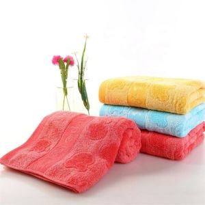 Buy cheap Custom Colored Bamboo Fiber Bath Towel for Adult Men and Women Sustainable Choice from wholesalers