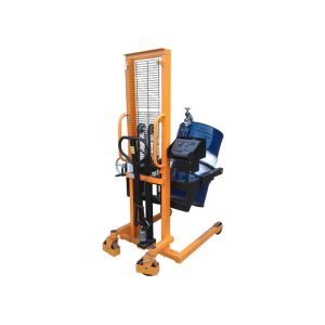 Buy cheap 250kg Adjustable Height Oil Drum Trolley With Weighing Scale from wholesalers