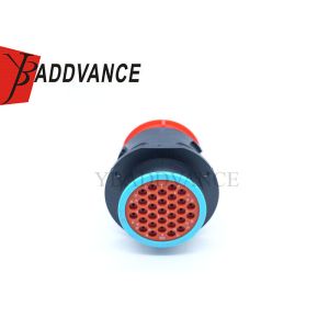 China AHDP04-24-31SR-SRA Smooth Ring 31 Pin Amphenol Receptacle Connector With Dustcap Comparable to PN# HDP24-24-31S on sale