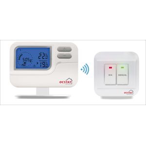 Buy cheap Wireless Boiler Room Thermostat Heating And Cooling With  LCD Display from wholesalers