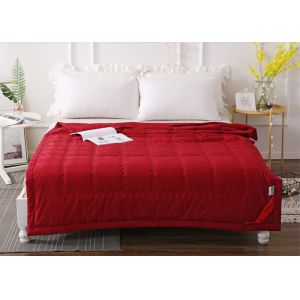 Buy cheap 5cm Binding 200x230cm Microfiber Quilted Quilt from wholesalers