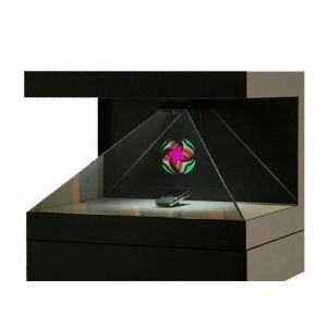 Inverted Triangle Pyramid 3D Holographic Display Android 270 Degree Long