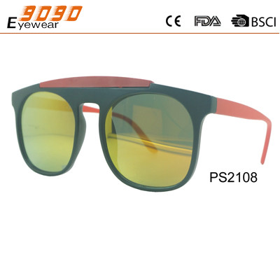 Quality Cheap promotional gift sun glasses, polarized mirror plastic sunglasses for sale