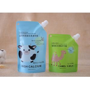 Buy cheap Refillable Custom 150C Printed Spout Bag For Moisure Cream from wholesalers