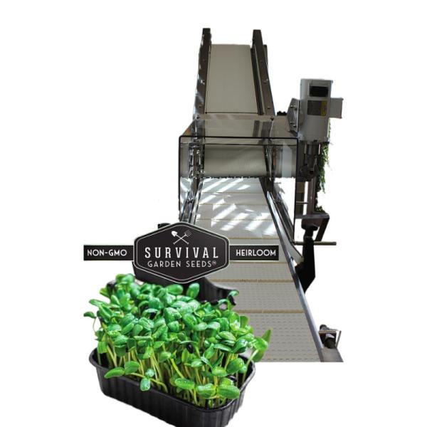 Quality Easy to Operate 1100mm Cutting Width Microgreens and Grasses Harvesting Machines for sale