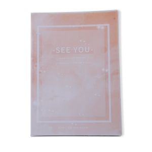 Custom Logo School Stationery Saddle Stitching A5 Size Soft Cover Notebook for