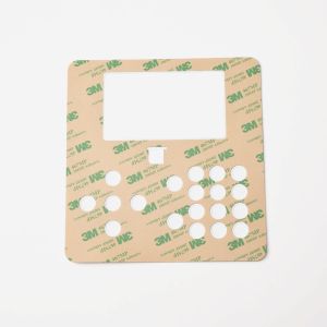 Durable Custom Membrane Keypad Switch With Top Embossing 3M Adhesive