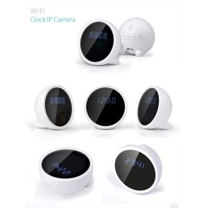 Hot selling Digital Alarm Clock CCTV Camera Full HD Spy Clock WIFI 1080P P2P