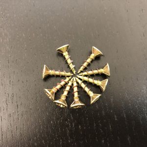 15mm Pozidriv Cross Recessed Countersunk Full Threaded Flat Head Chipboard