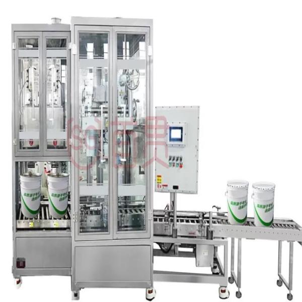 Inline Automatic Filling And Capping Machine Multi Usage Liquid Filling And