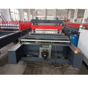 China 914mm Wide Galvanized Steel Aluminum Corrugated Zinc Roof Sheet Roll Forming Machine on sale