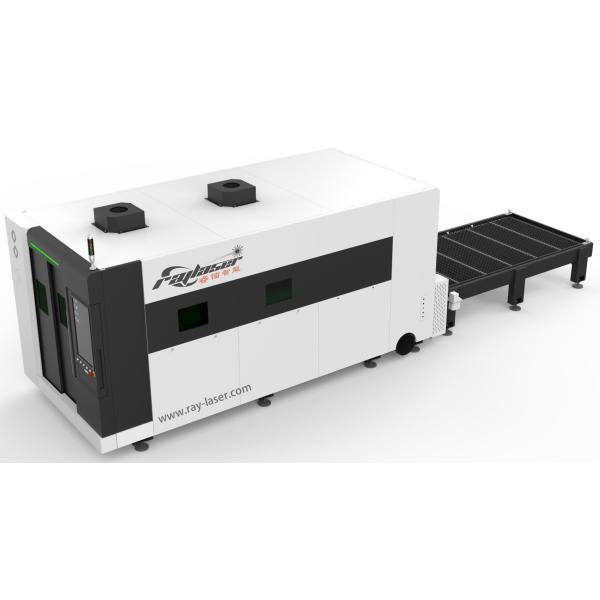Buy cheap Enclosed Fiber Laser Cutting Machine with 6kw Laser source from wholesalers