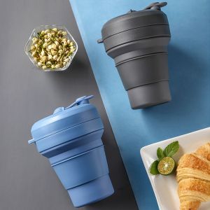 Buy cheap BPA Free 350ml Portable Silicone Folding Coffee Cup from wholesalers
