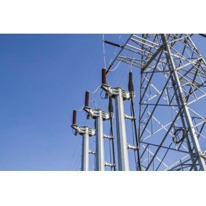 High Tensile Strength Transmission Steel Tower 10 - 500KV Power Electrical