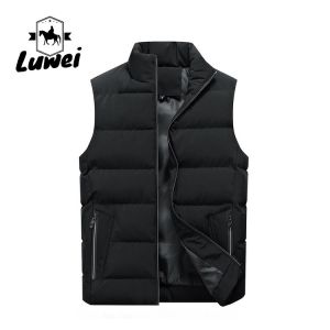 Lightweight Quilted Cold Weather Vest Puffer Sleeveless Vest Without Hood