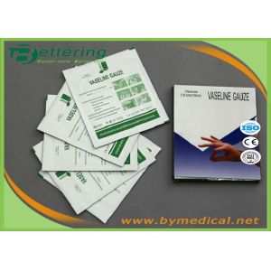Buy cheap Sterile Paraffin Gauze Dressing Swabs , Wound Care Vaseline Gauze Dressing product