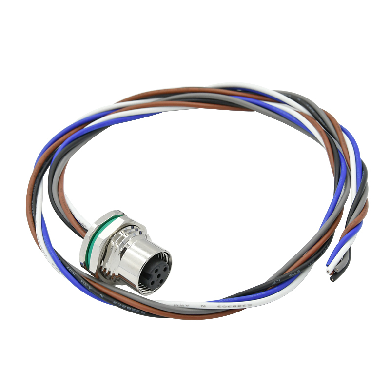 Buy cheap IEC 61076-2-104 Compliant M12 Waterproof Connector with Front Panel Mount and -25℃~85℃ Temperature Range from wholesalers