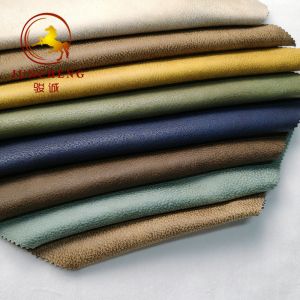 Buy cheap 100% Polyester Bronzed Foil Embossed Faux Suede Fabric from wholesalers