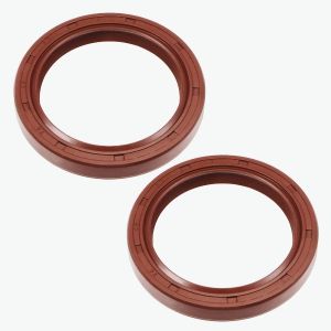 China FPM FKM Brown Oil Seals Oxidation Resistance Double Seal Ring on sale
