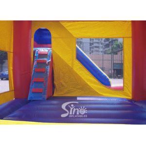 Outdoor Kids princess theme wet inflatable combo bounce house with slide from