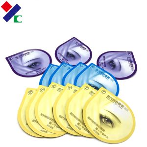 Buy cheap 110 Micron Three Side Seal Pouch Circle Shaped Eye Bags Thin Odorless Disposable Pacakging from wholesalers