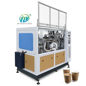 Double Wall Paper Cup Sleeve Machine Ultrasonic Heater Side Welding