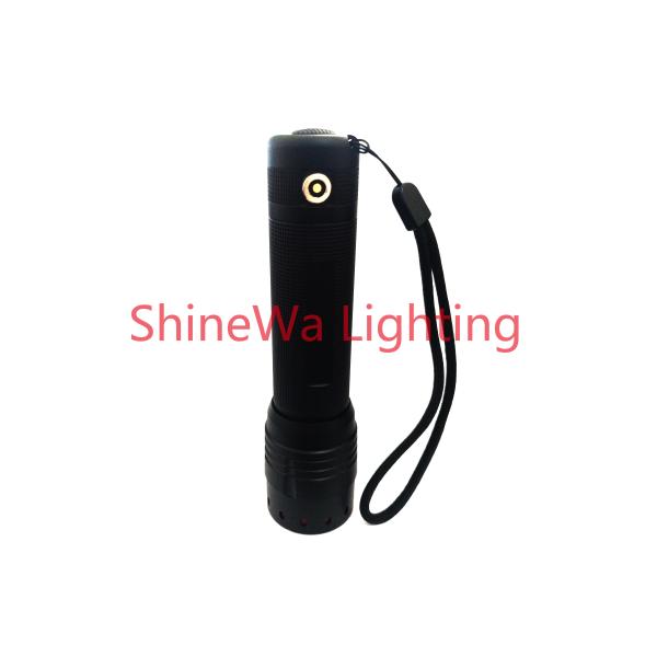 Quality Magnetic Charger Focusing Led Flashlight Rechargeable / Zoomable Led Flashlight for sale