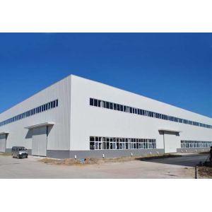 Buy cheap Warehouse Material Q235, Q345 Wind-Resistant Large-Span Steel Warehouse from wholesalers