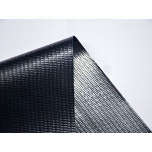 PVC Coated Black Waterproof Tarpaulin Tear Resistant Tarp