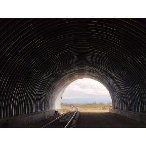 4mm Drain Culvert Corrugated Steel Silo Making Roll Forming Machine With Arch