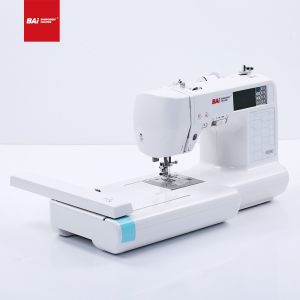 Mini CE Computerized Embroidery Machine 45W Electric Driven